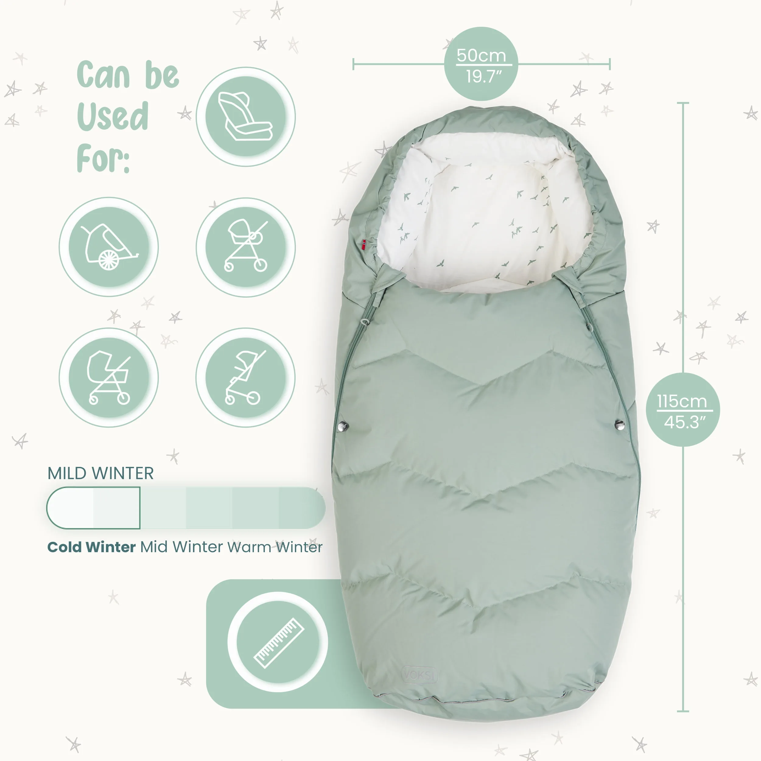 Voksi® Urban Baby Sleeping Bag - Image 6