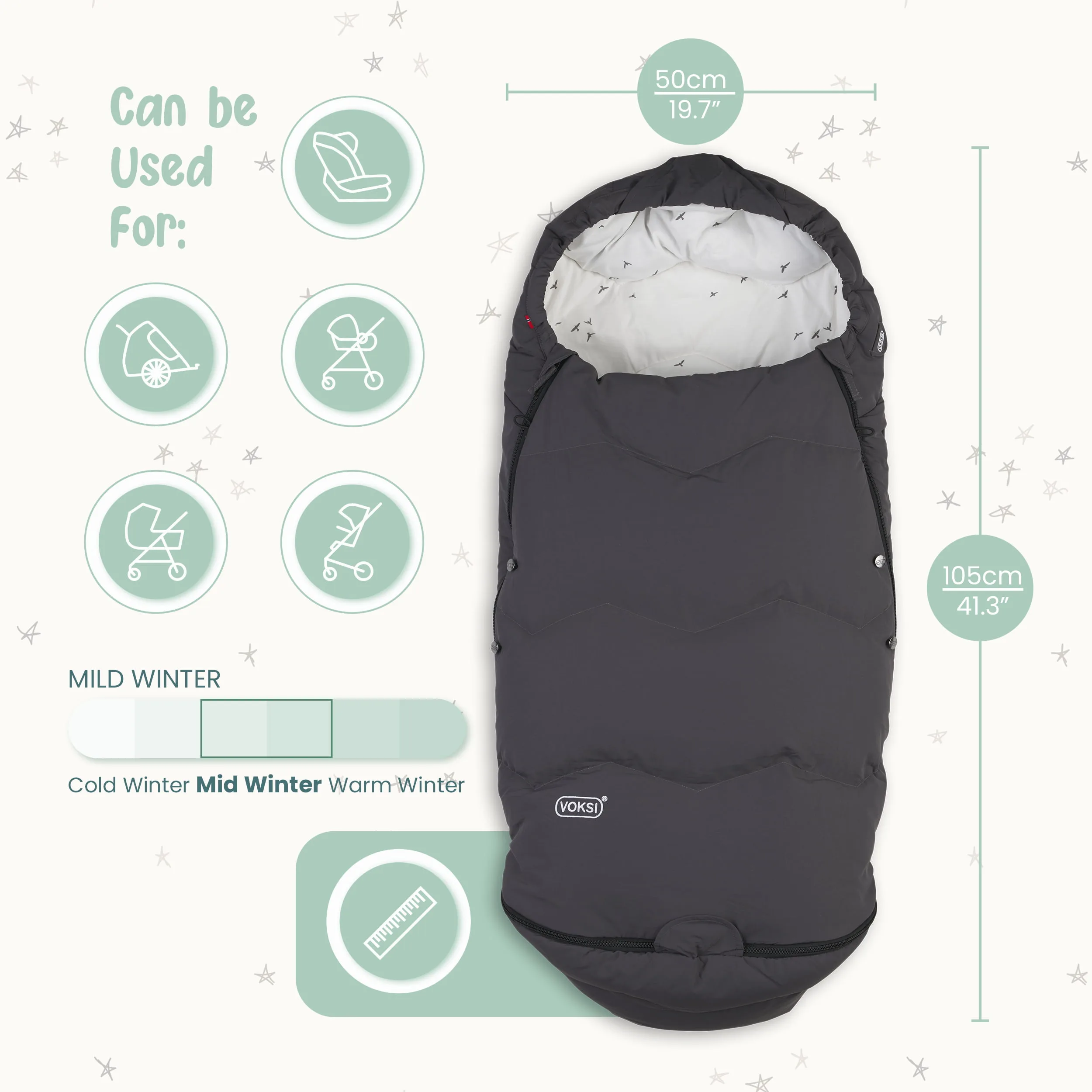 Voksi® Explorer Baby Sleeping Bag - Image 6